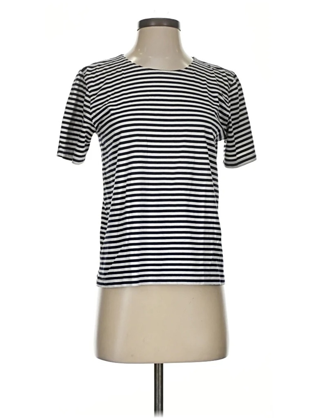 Classic Black and Creme Striped Women's Tee